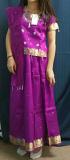 Red / Purple Silk Lehenga Choli / Pattu Lehnga for Girls #5390